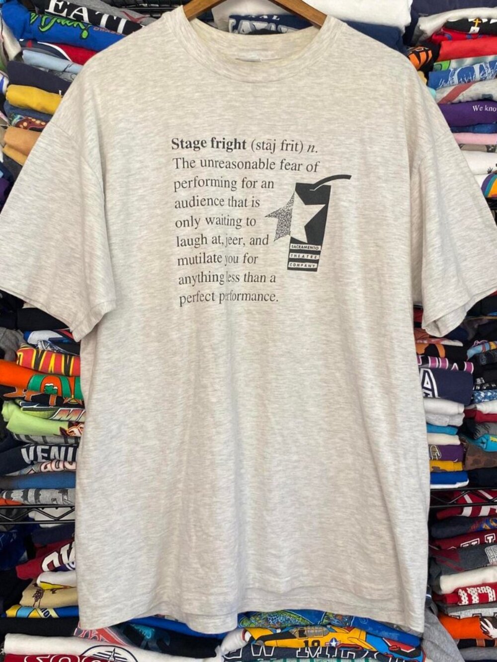 Fruit of the Loom Men's Grey T-shirt